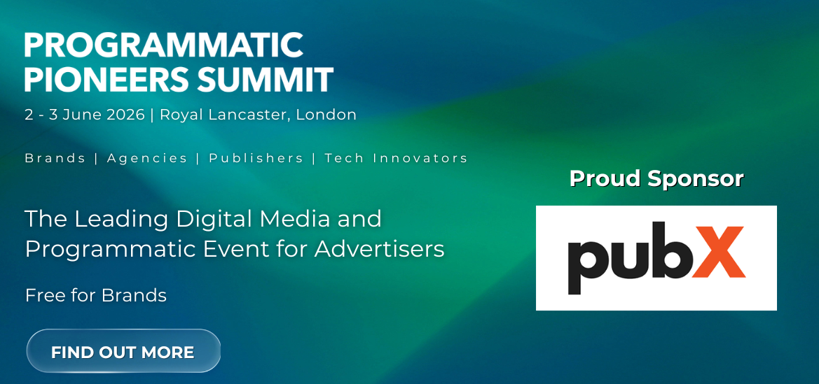 pubX is sponsoring Programmatic Pioneers 2026 Featured Image