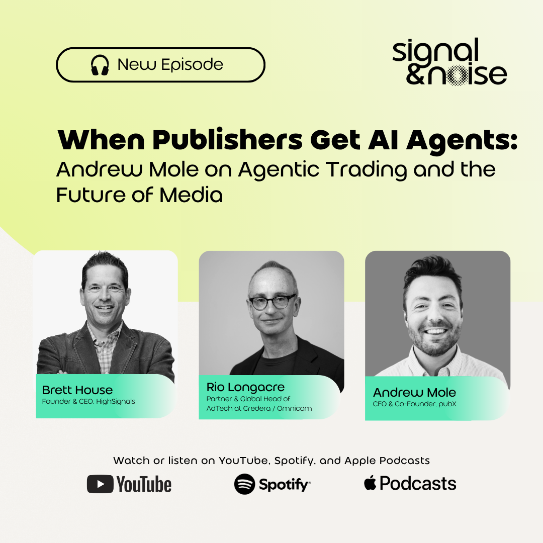 pubX on Signal & Noise: Agentic Trading and the Future of Media Featured Image